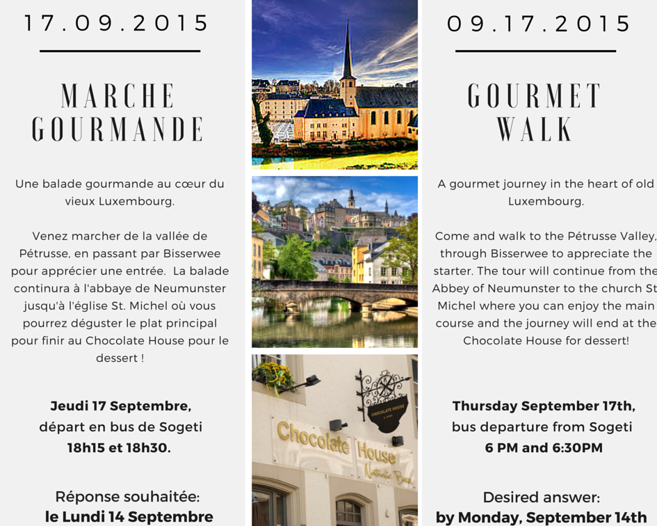 Marche Gourmande 17/09/2015